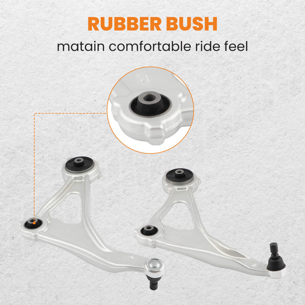 2x Front Lower Control Arms w/ Ball Joints compatible for Nissan Altima